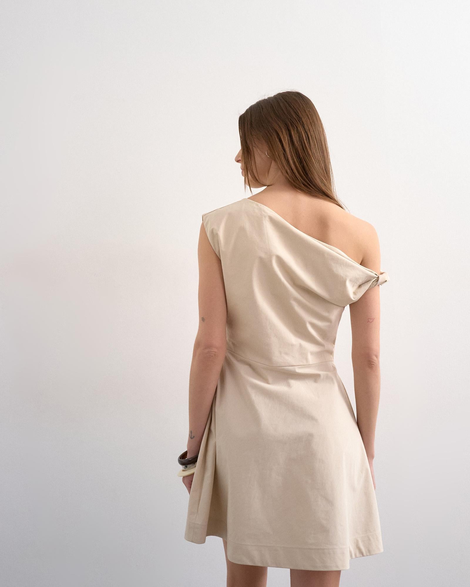 TSZENIA OFF SHOULDER MINI DRESS